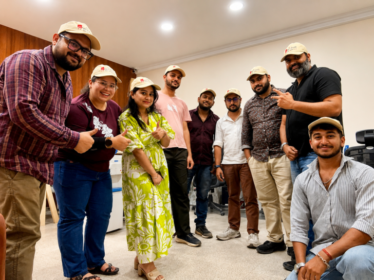 Black Cap IT development team together in the office