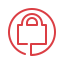Icon representing encrypted storage and secure data privacy for Android apps.