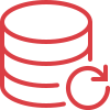 Database refresh icon representing automated app data and database backups.