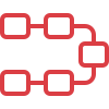 CI CD pipeline icon for automated TestFlight builds and App Store deployment