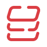 Cross-platform app development icon for iOS and Android built with React Native and Flutter.