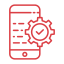 Service workers icon for progressive web app offline caching and background synchronization.